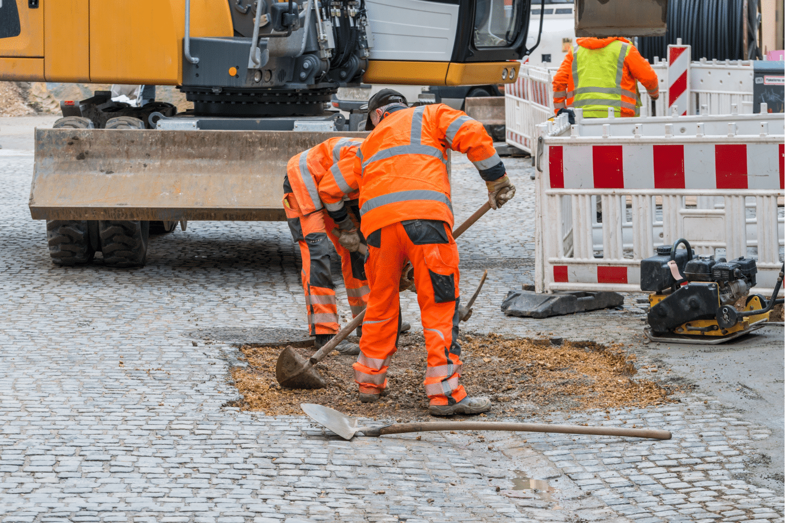 Arbeitsschutz im öffentlichen Verkehrsraum bei Straßenarbeiten